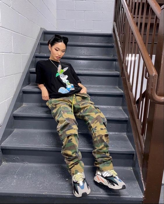 ERL camo cargo pants L kohjiya着用 通販] CAYL(ケイル) Flap Cargo